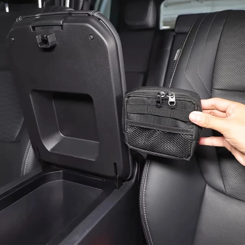 Center Console Armrest Storage Pouch for Toyota Prado 2024 2025 Concealed Organizer Privacy Interior