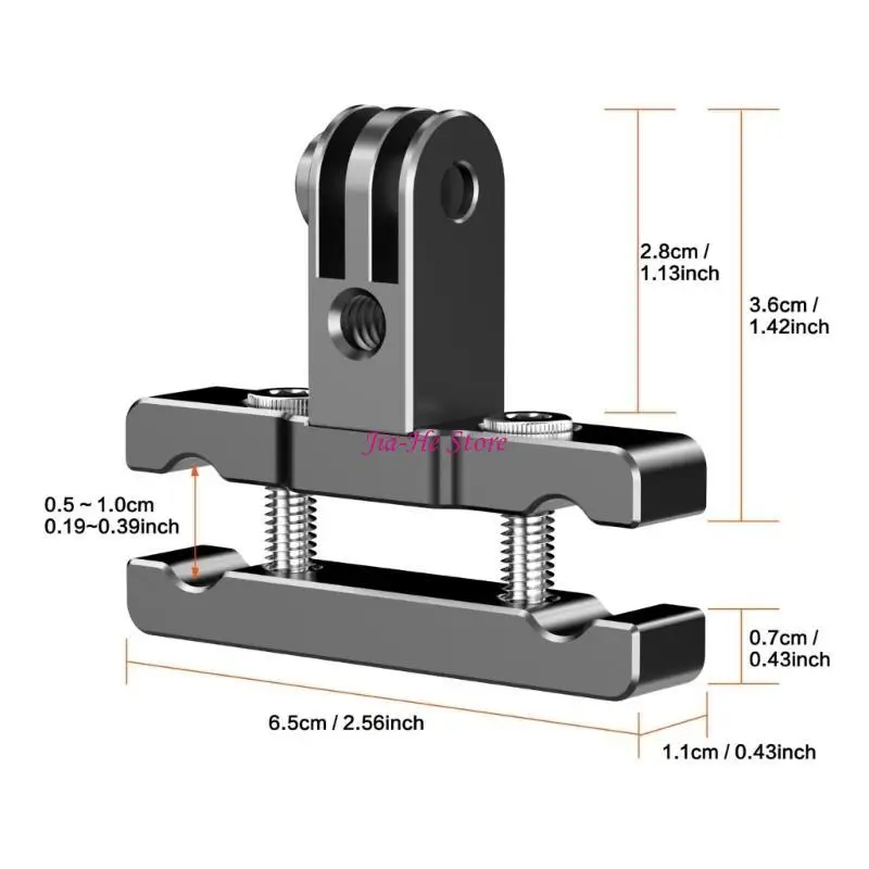 Действие велосипедного велосипеда Action Camera Mount Aluminum сплав