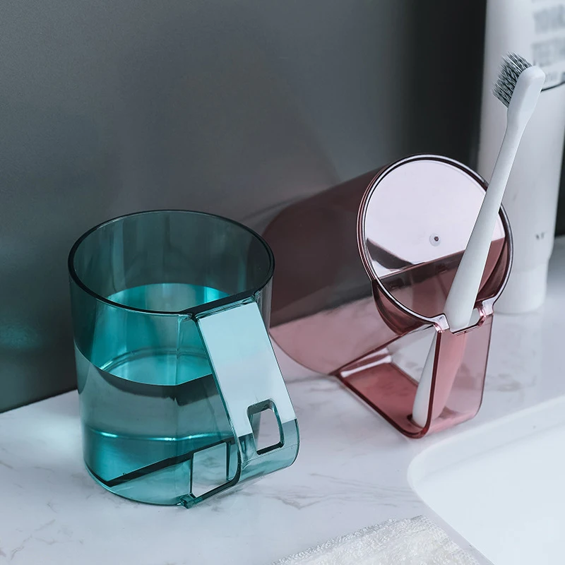 Bathroom Dustproof Tumblers Can Be Inverted Mouthwash Cup Coffee Tea Water Mug Home Travel Toothbrush Holder Cup Drinkware Tools