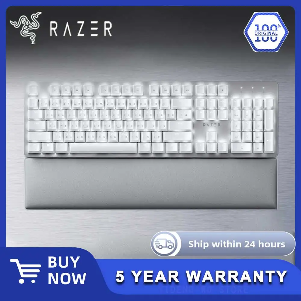 

Беспроводная механическая клавиатура Razer Pro Type Ultra: бесшумные, линейные переключатели — эргономичный дизайн