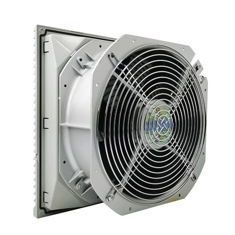 

FK6626D-230 280x280mm AC230V 0.82A Cabinet Ventilation Window with Fan Filter Screen Iron mesh Complete Set