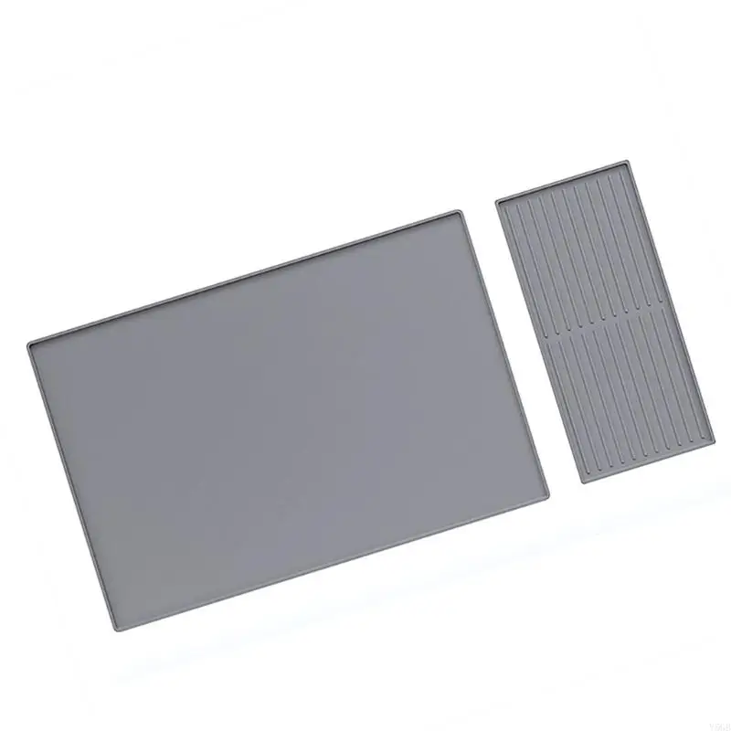 Silicone Coffee Machine Pad Mat Combination Slip Resistant Base Fast Drying Feature for Home Kitchen Counter Restaurants Y5GB
