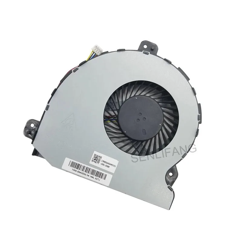 Imagem -02 - Ventilador Cpu Portátil para Asus Rog Gl752vw Linhas Notebook Cooling 13nb0a40am0101 Ns85b0415f16 5v