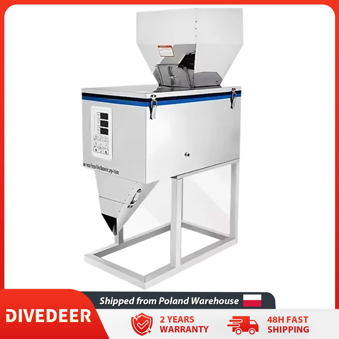 Máquina Automática de Llenado y Pesaje de Polvo Granulado DIVEDEER 999G para Semillas de Bayas de Medlar, 220V