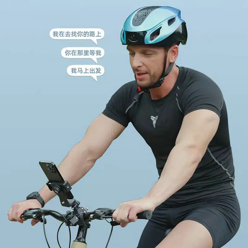 Capacete De Ciclismo Respirável Com Câmera E Interconexão Bluetooth, Capacete De Bicicleta Com Certificação Internacional De Segurança, Passou