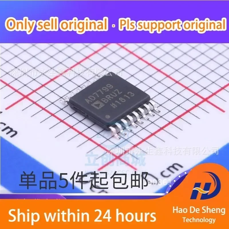 

10 шт./лот AD7799BRUZ AD7799BRU TSSOP16, микросхема преобразователя, новая, оригинальная, в наличии