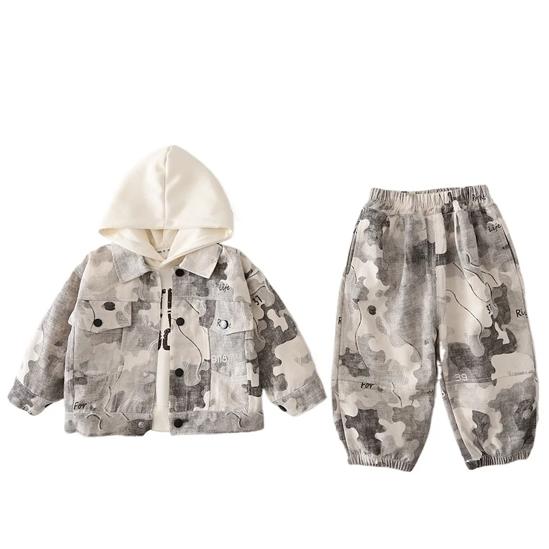 New Autumn Baby Clothes Suit Children Boys Jacket Hoodies Pants 3Pcs/Sets Infant Girls Clothing Toddler Costume Kids Tracksuits 6