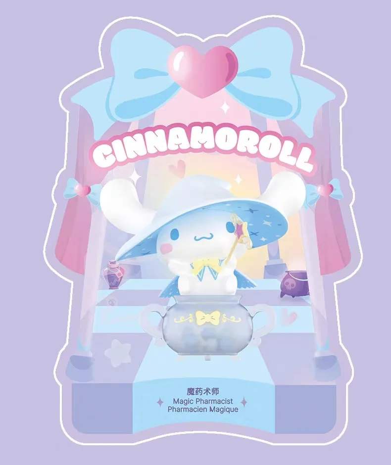 Sanrio Magic Story Series Blind Box Kuromi Pacha Hond Kaneel Hond Merotti Pudding Hond Cadeau Randornamenten