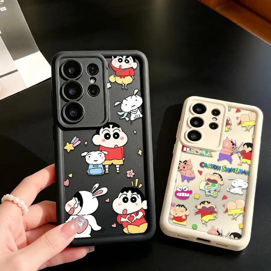 Cool Shin-chans Case for Samsung Galaxy S26 Ultra S24 Plus S21 S24Ultra S20FE S25 S23 FE S25 Edge S22 Phone Cover