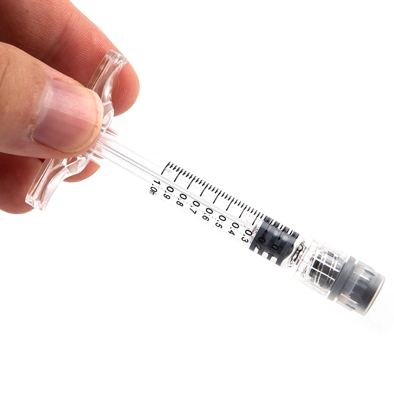 Portable Dispenser 1ml Borosilicate Glass Oil Syringe For Refill Cosmetic Liquid Essential Oil Tools