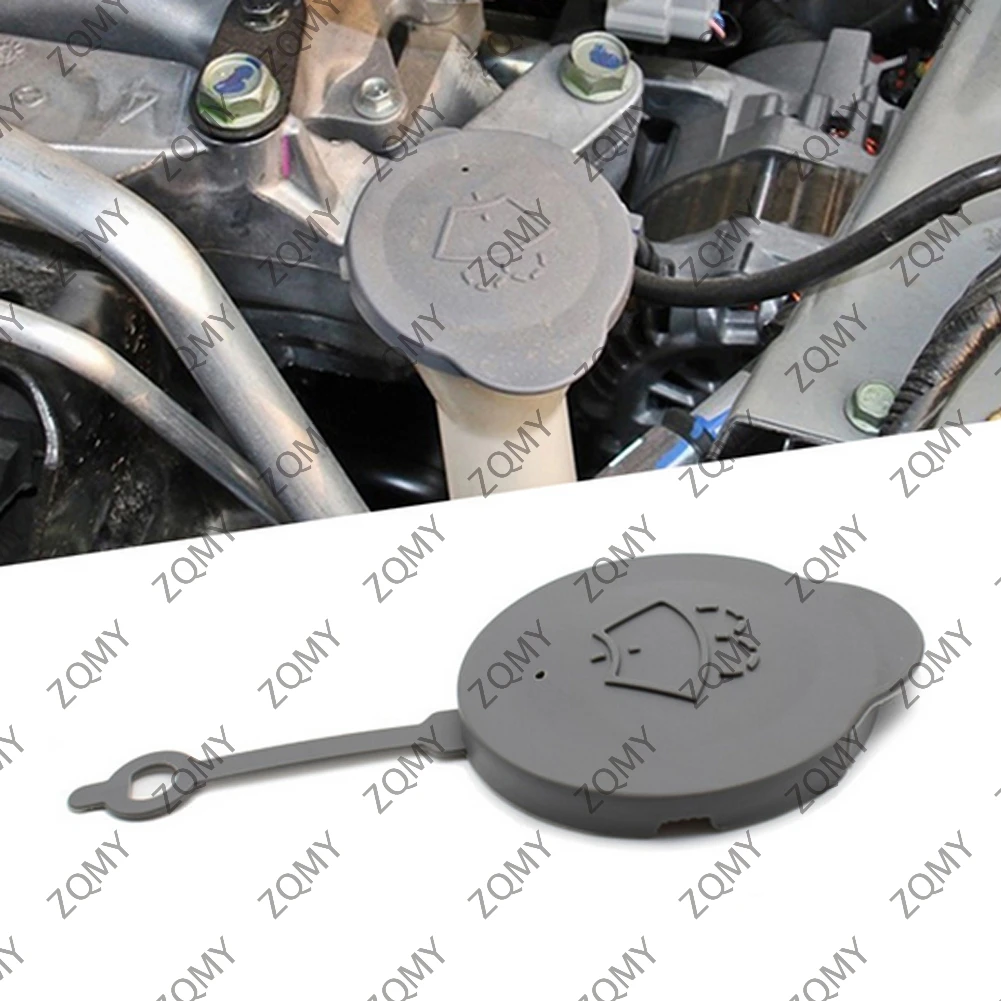 Tampa do Reservatório de Líquido Limpador de Para-brisa Preto 1x Tampa do Tanque de Água 28913-1HA3A Para Nissan Micra K13 2011-2016