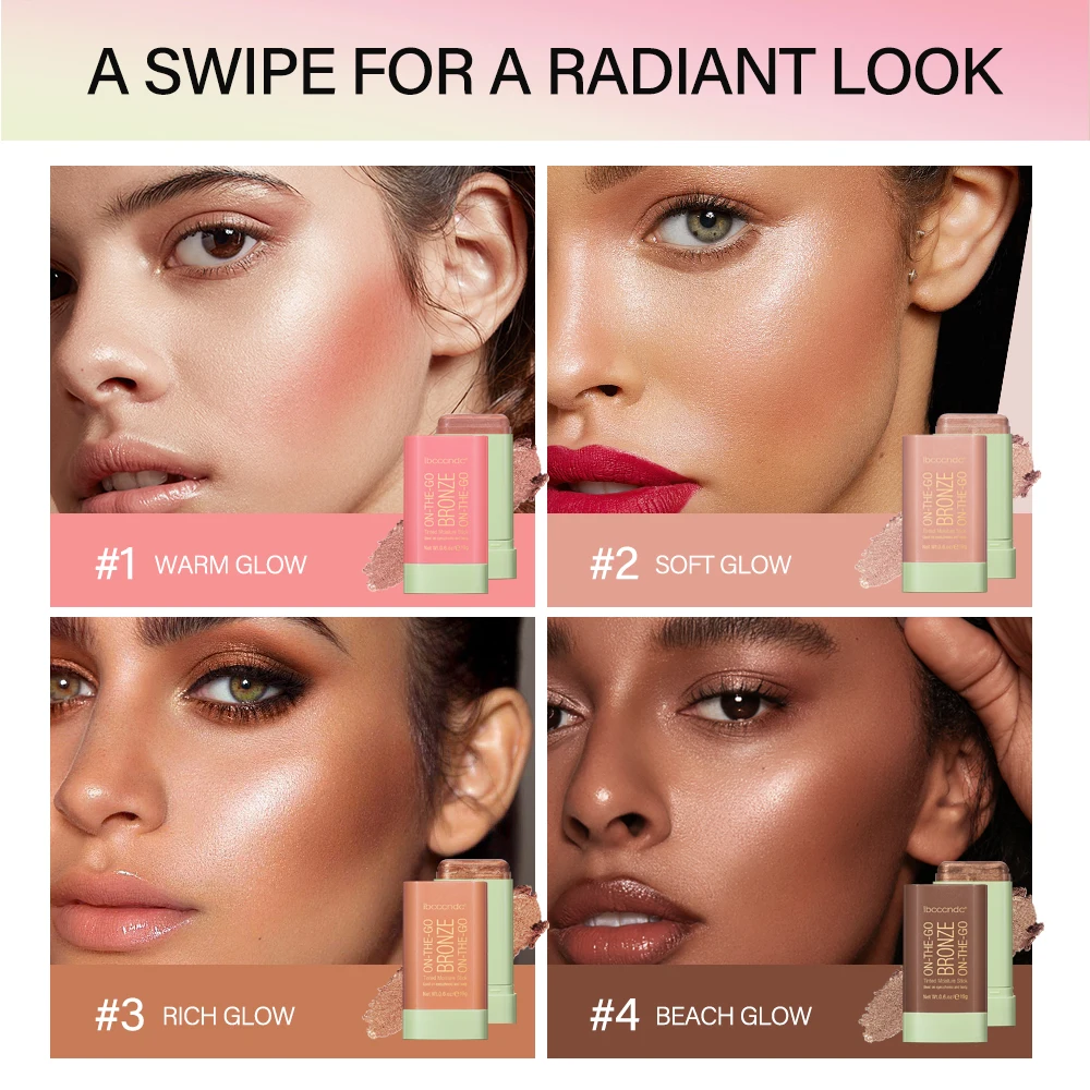 Contour Bronzer Eraser Stick Waterproof High Color Multi-purpose Use For Eyes Cheeks And Body Brightening Skin Tone Makeup