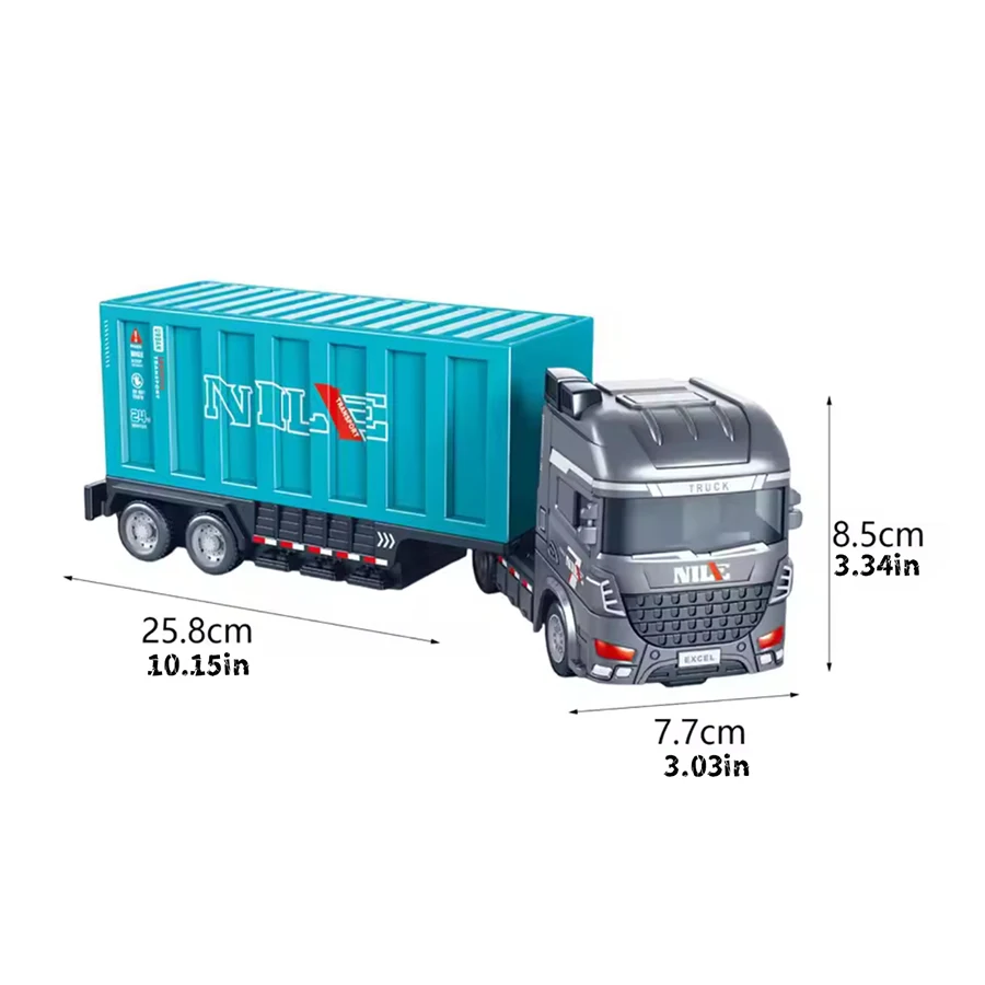 حاوية شاحنة بالقصور الذاتي، شاحنة لعبة، شاحنة سياج للأولاد، شاحنة صرفية للأطفال، شاحنة نقل كبيرة للتحميل والتفريغ