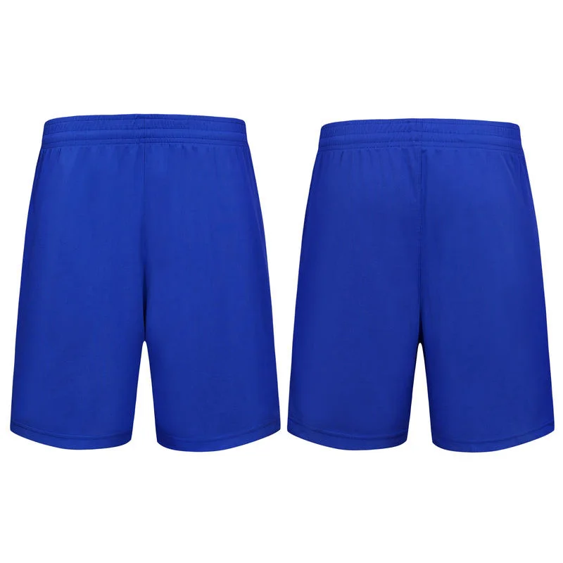 Kids Youth Adult Family Sports Shorts One Third Length Football Match Short Plain Elastic Soccer Shorts with Drawstring Cord