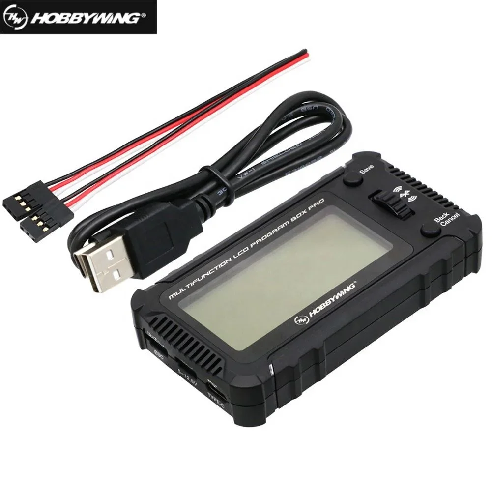 HOBBYWING LCD Program Box Pro for PLATINUM XERUN EZRUN Pro ESC RC Model Car Boat Airplane Parameter Setting Accessories