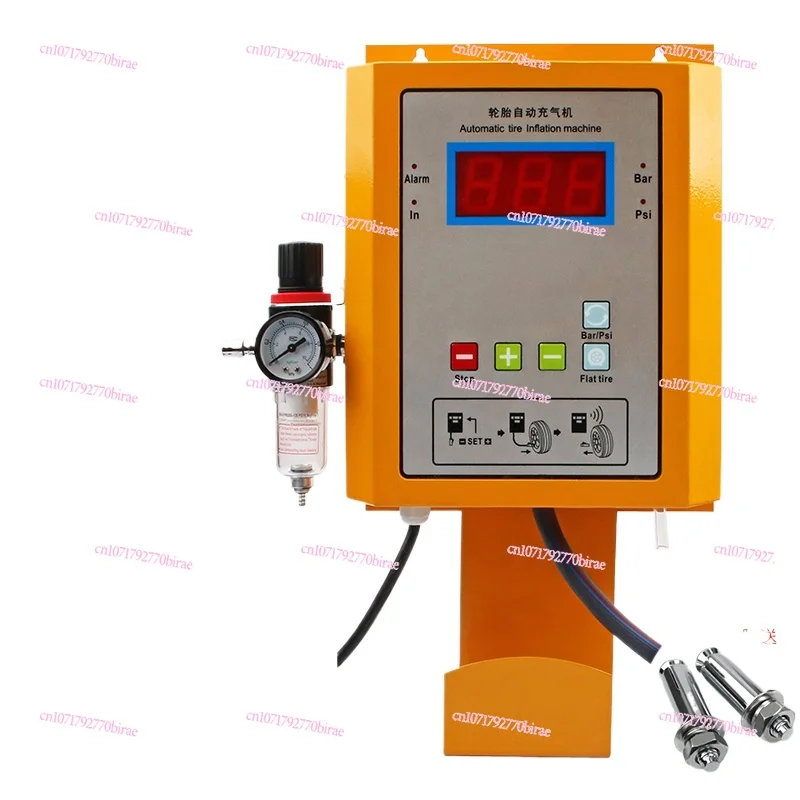 Fully Automatic Car Tire Shop Inflator Air Pump Auto Repair  Wall-mounted  Digital Display Inflator