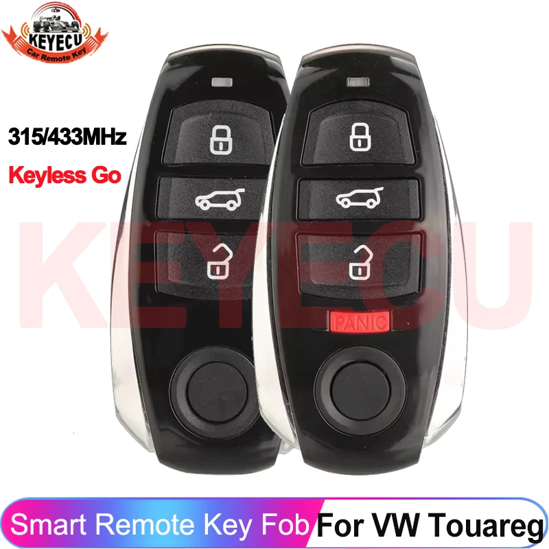 الذكية 315 ميجا هرتز 433 ميجا هرتز القرب بدون مفتاح الذهاب ID46 PCF7945AC رقاقة لشركة فولكس فاجن فولكس فاجن طوارق 2010-2018 سيارة مفتاح بعيد فوب 7P6959754AT #1