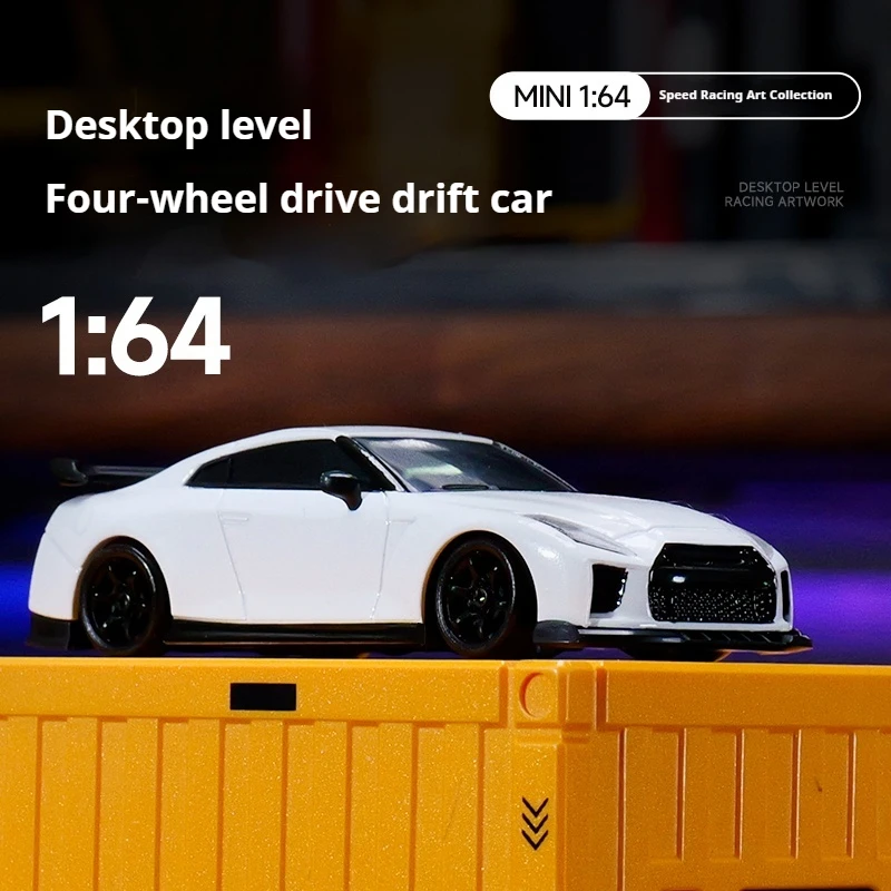 

1/64 4WD Rc Drift Car Реалистичные тормозные суппорты High Simu 12-ступенчатая металлическая краска, связанная система освещения, пропорциональная для детей, игрушка