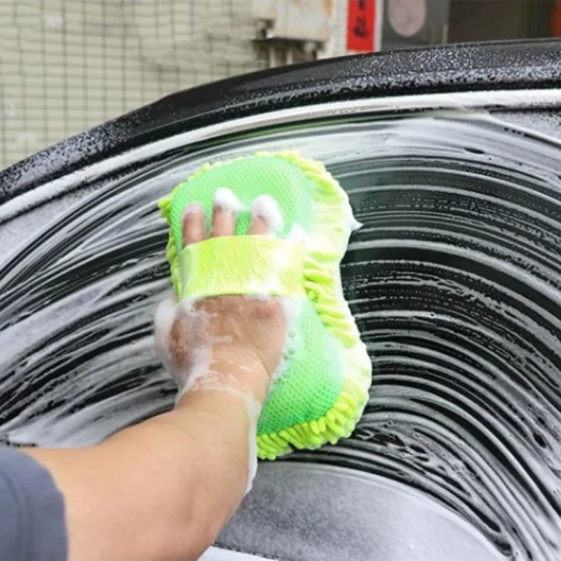 Large Car Wash Sponge Block Absorbent Decontamination Auto Detailing Wax Applicator Cloth for Car Care Shop