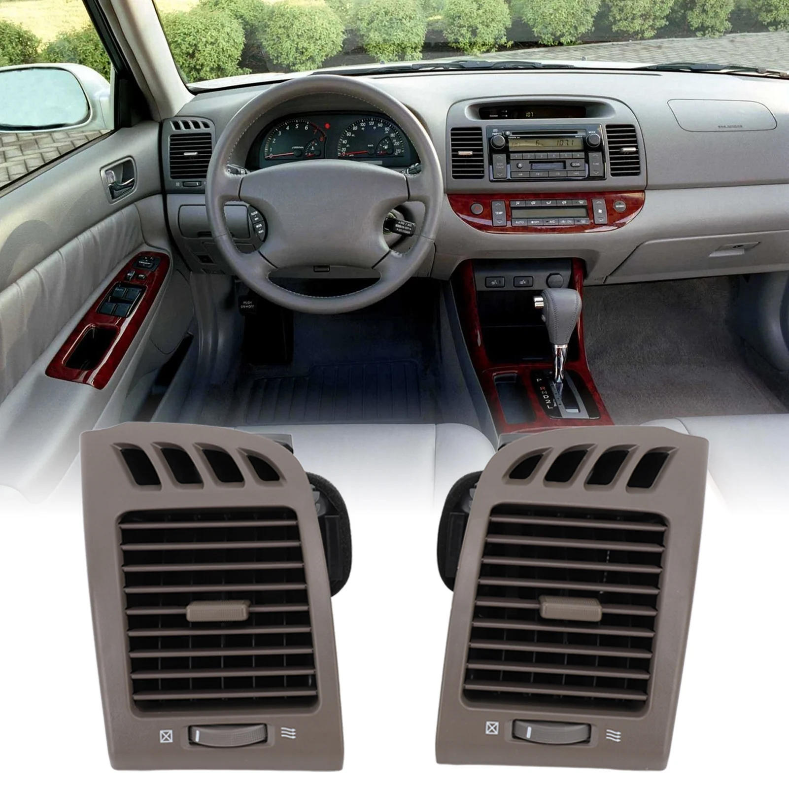 

Car Air Outlet Left Hand Drive Car Interior AC Air Grille Vent Cover Replacement For Toyota Camry XV30 2001 to 2006