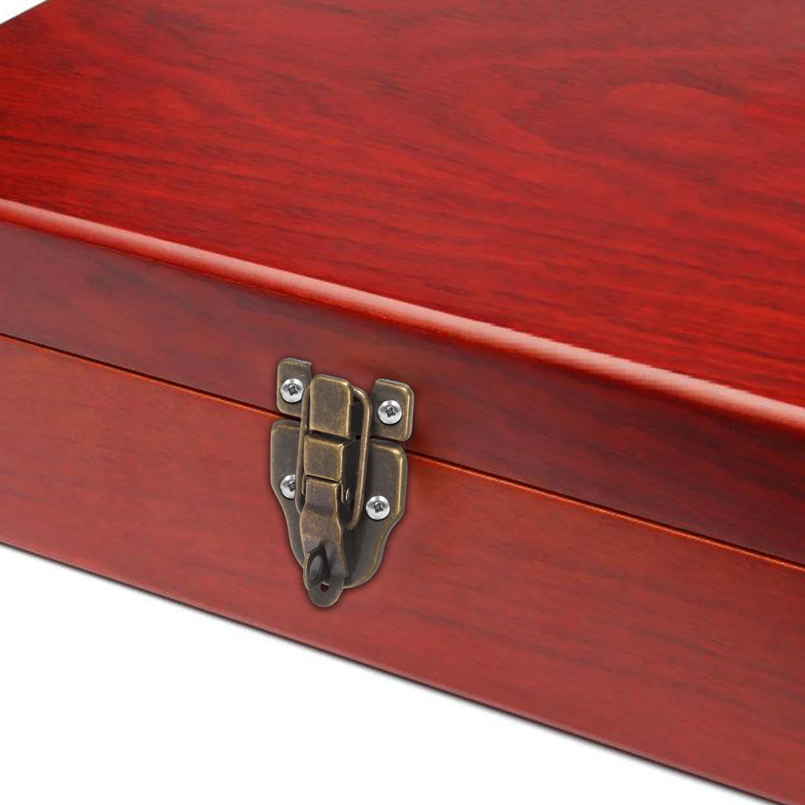 

6pcs 40X62Mm Lock Clasp For Gift Box Small Packing Buckle Alloy Latch Hook Closure Heavy Duty Wooden Jewelry Toolbox