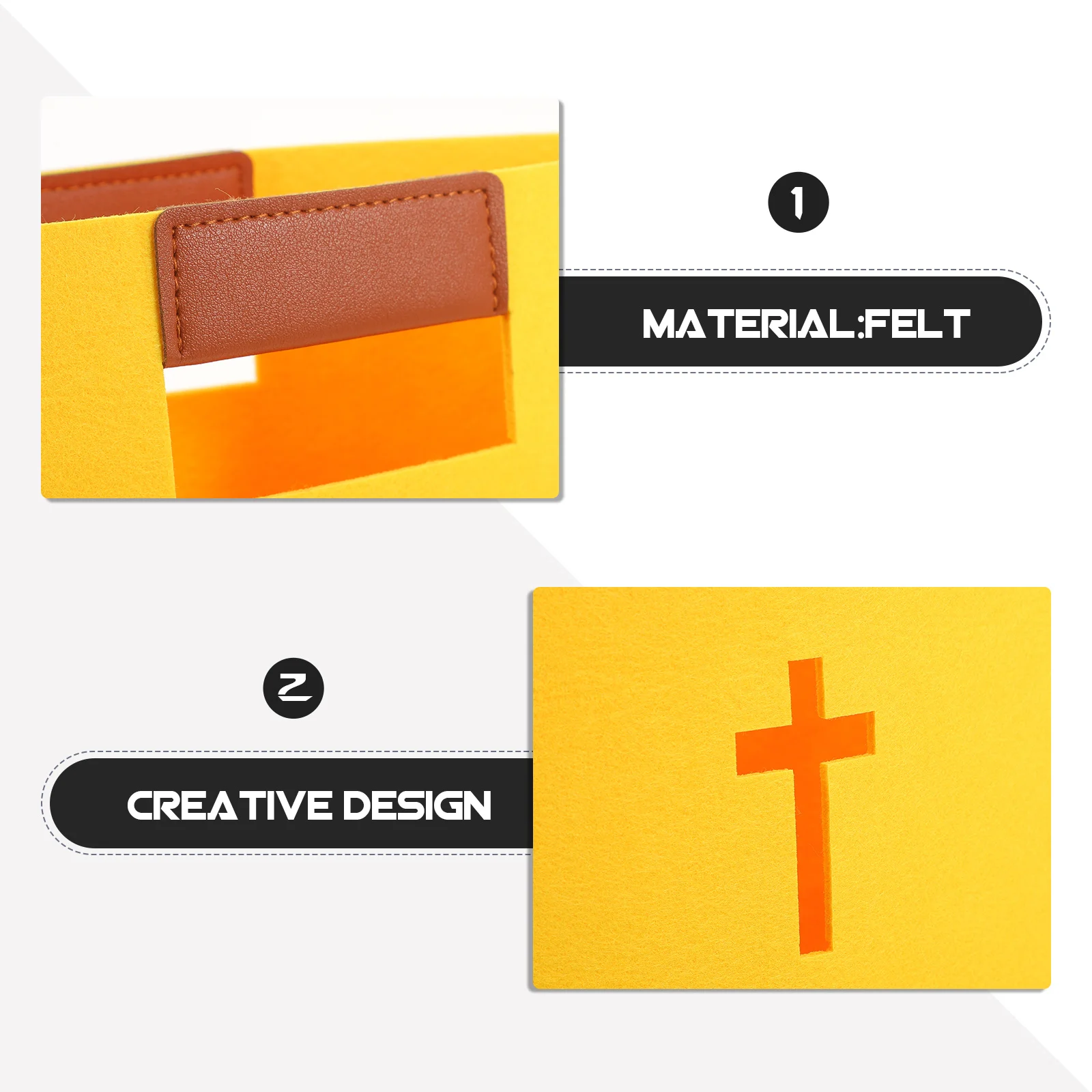 Large Bible Tote Bag Felt Organizer Study Pouch Multi-Function Storage Travel Gift Bible Bag Church Study Pouch