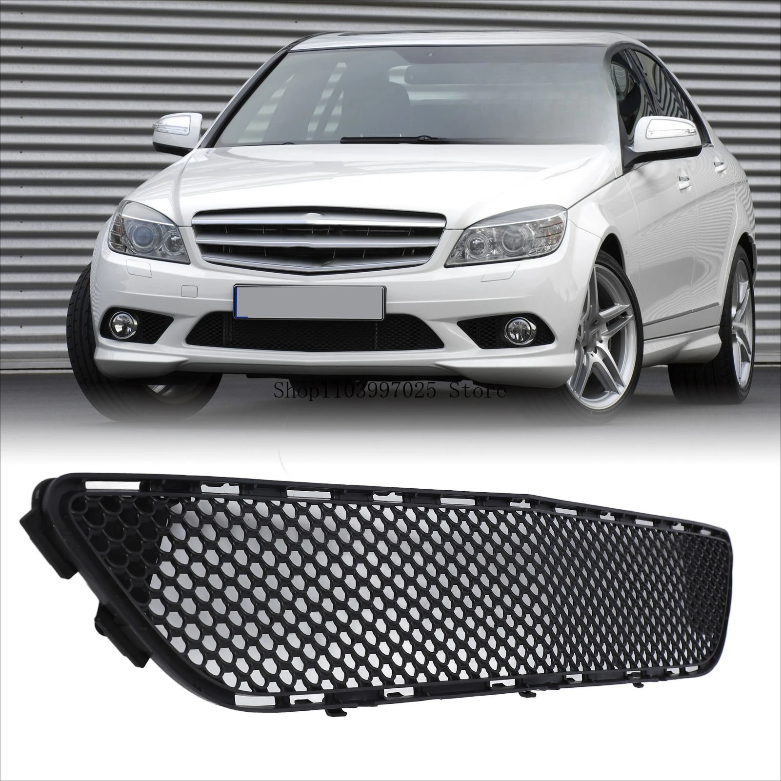 

For 2008-2011 Benchi C-Class W204 Front Bumper Lower Grille Lower Mesh Accessory 2048850153