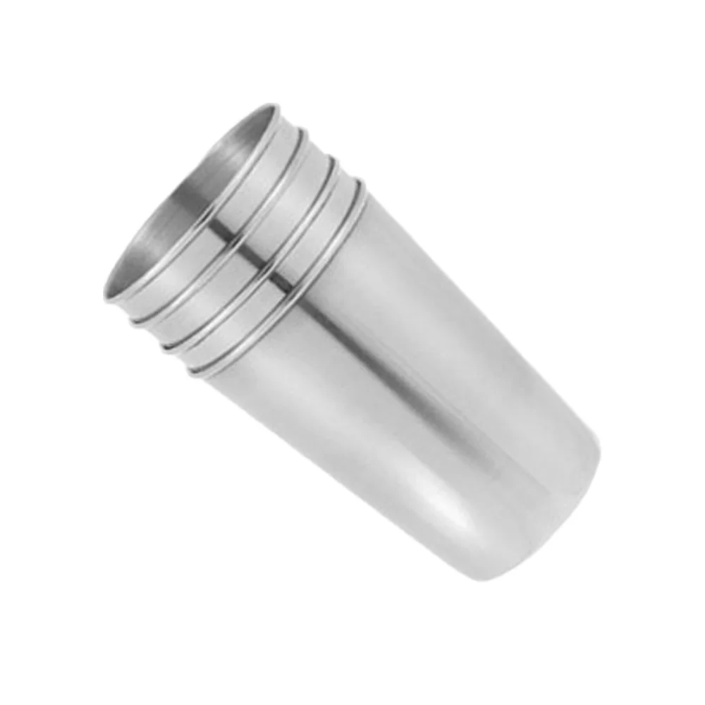 4 Pcs/Set Stackable Stainless Steel Drinking Cup Shatterproof Reusable Outdoor Metal Cup With Case Stainless Steel Shot Cups