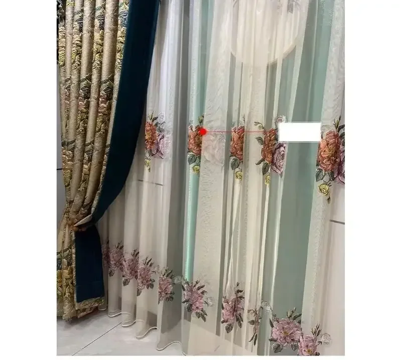 

European Embossed Thickened Spliced Blackout Luxury Curtains For Living Room Bedroom Home Decoration Villa Custom Windows Dining