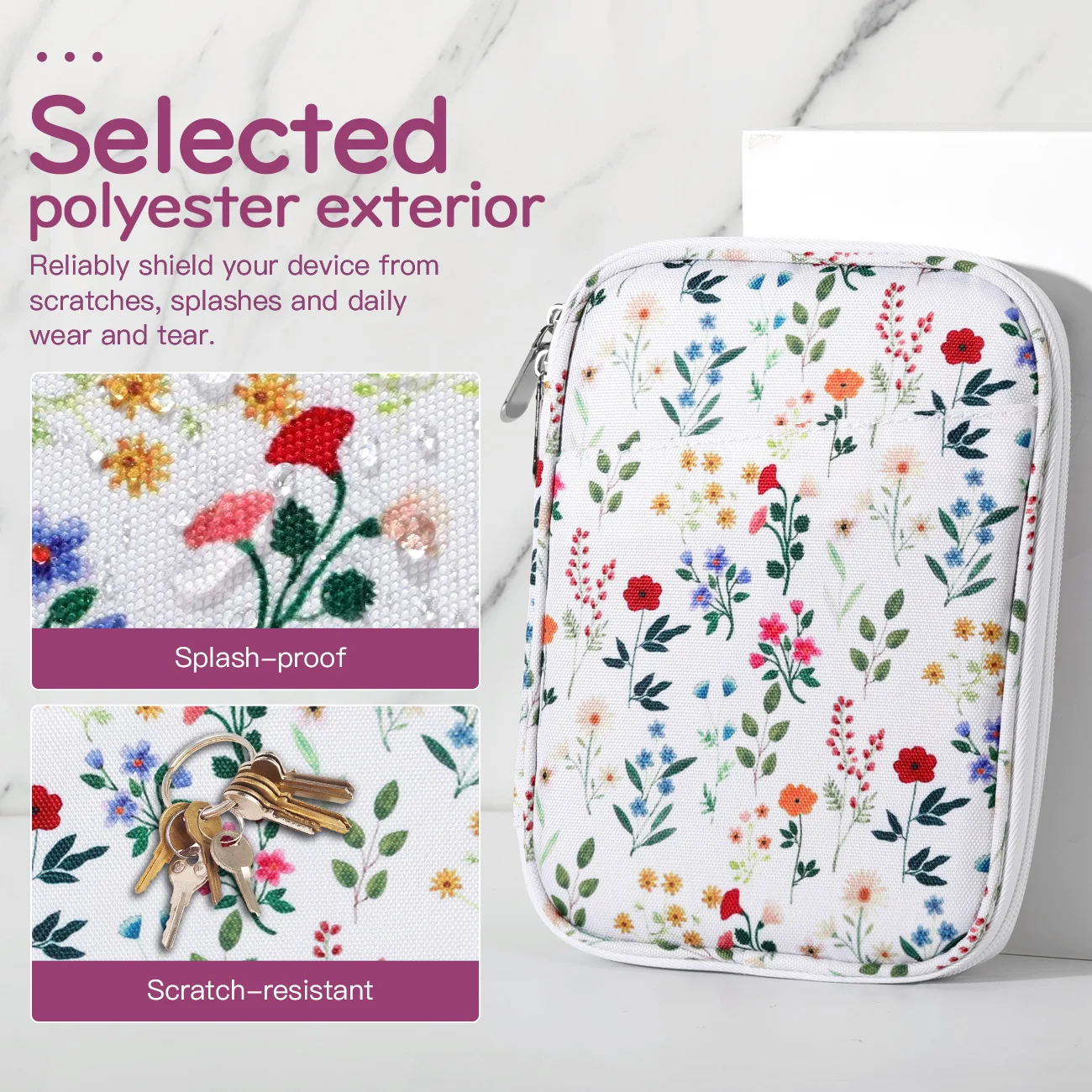 Custodia da trasporto con manica da 6-7 pollici per Kindle Colorsoft Signature Edition da 7 pollici Custodia protettiva con custodia protettiva per Kindle Oasis da 6"