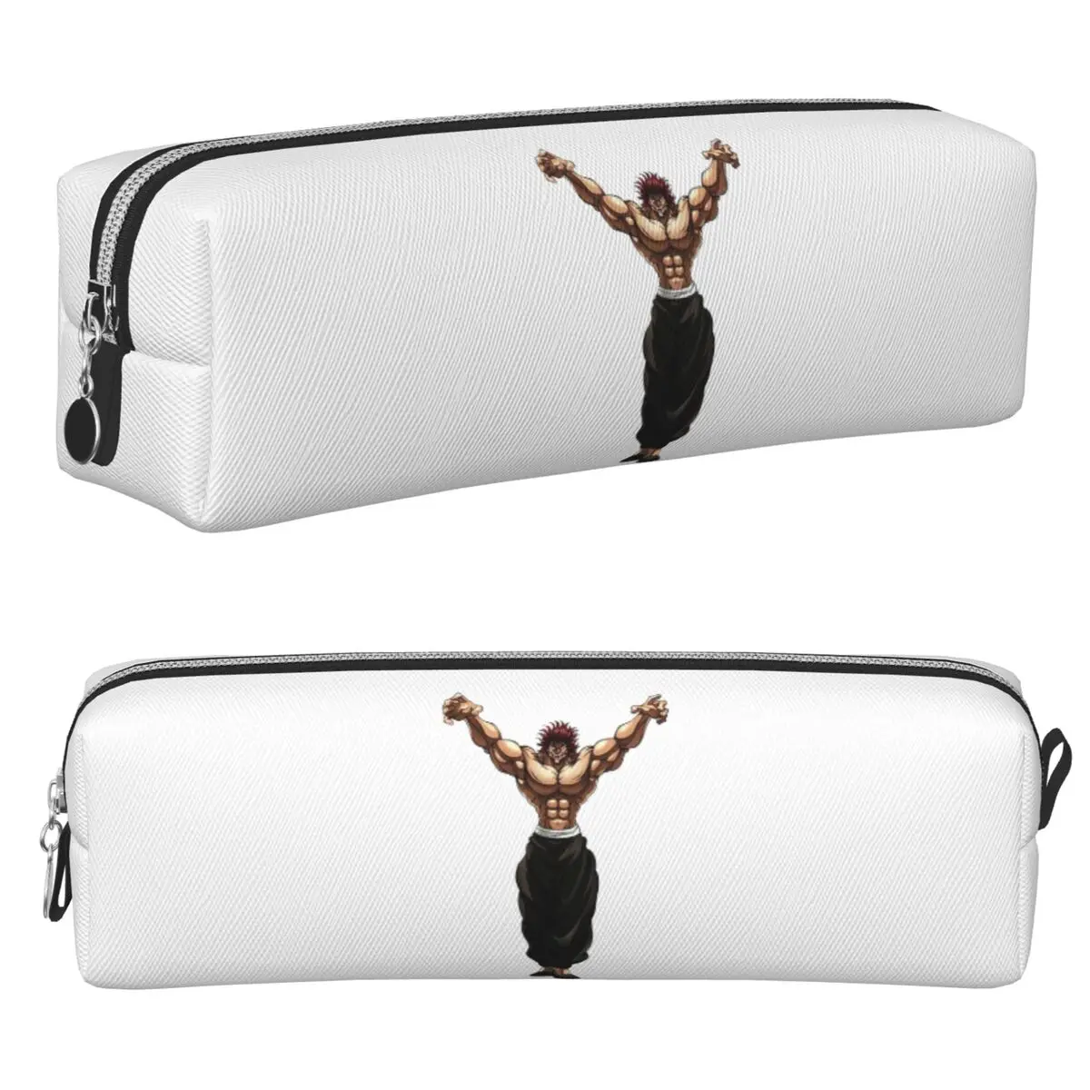Estuches para lápices Yujiro Baki Hanma Grappler Fight, bolsas para lápices de gran capacidad, caja para lápices para niños y niñas, estuche para lápices, bolsa de cosméticos