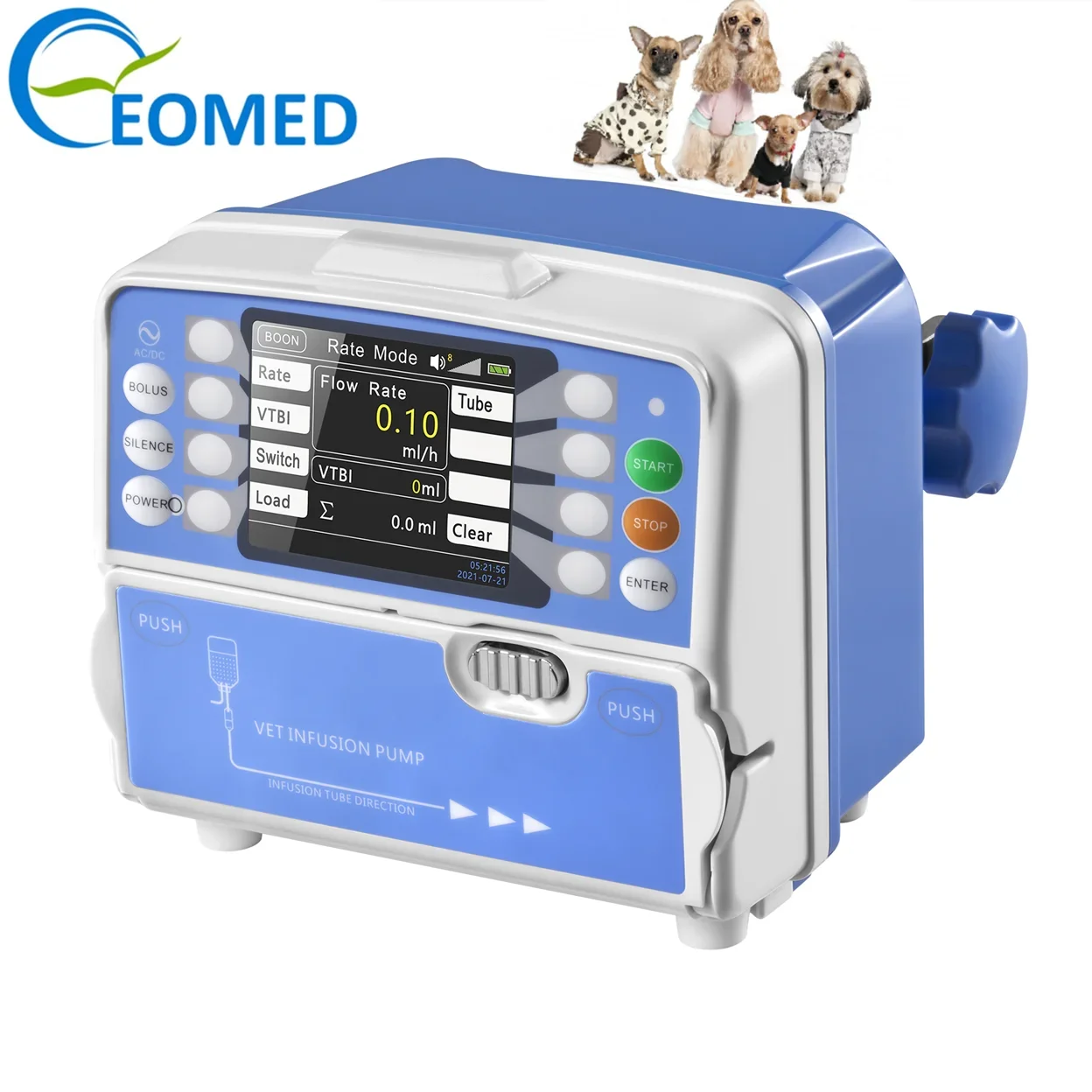 Cheap Price Veterinary Pump Vet With IV Fluid Therapy For Animals EO-100 VET