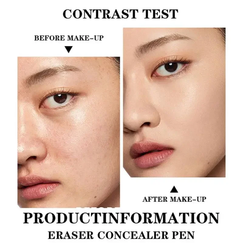 Heallor Air Cushion Concealer Facial Flaw Conceal Eraser Liquid Foundation Waterproof Long-lasting Face Makeup Korean Cosmetic C