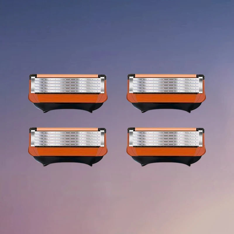 Men's Comfort Glide Razor Face Body Hair Beard Shaving Shaver Trimmer 5-layer Stainless Replacement Blade Water Washed Razors