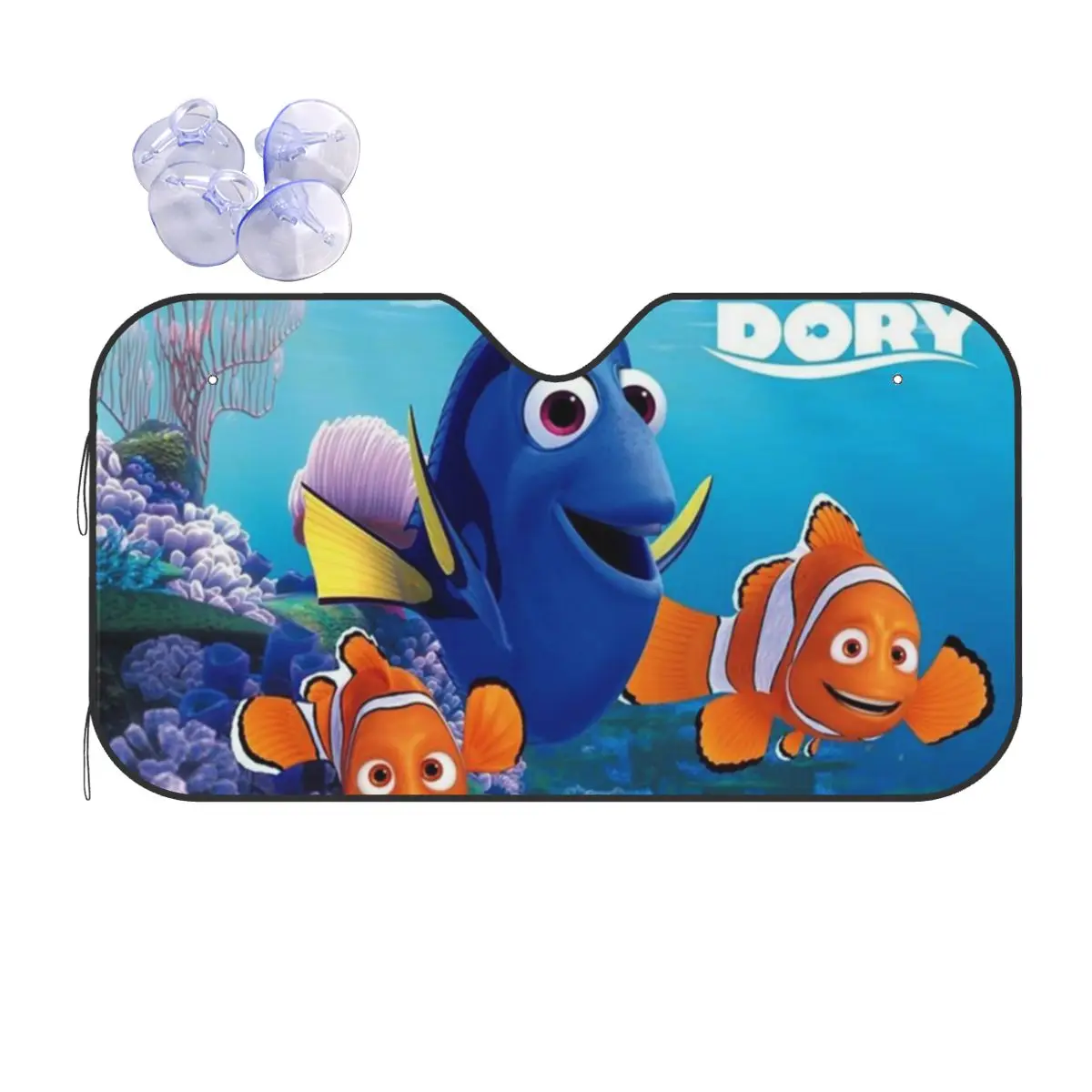 

Фурнитура Nemos, модный солнцезащитный козырек с морскими животными, ветровое стекло 70x130 см, алюминиевая фольга, чехол для лобового стекла автомобиля, солнцезащитная занавеска