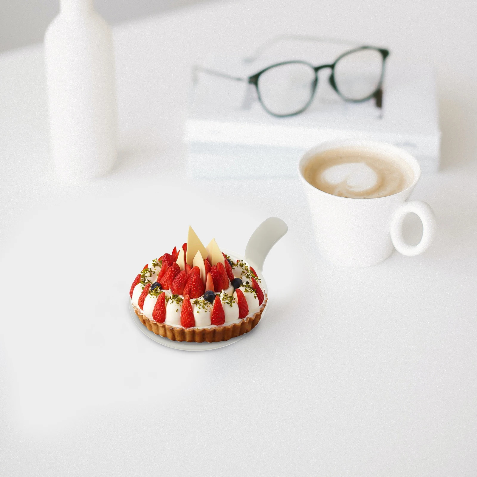 

100 Pcs Mousse Tray Cake Plate Round Cupcake Boards Dessert Trays Circles Cookie Serving Pastry Plates Safe Environmental