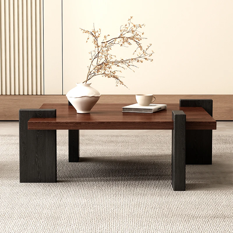 طاولة قهوة خشبية فاخرة ريفية فريدة من نوعها ذكية وفريدة من نوعها طاولة قهوة فاخرة لتوفير المساحة أثاث غرفة المعيشة