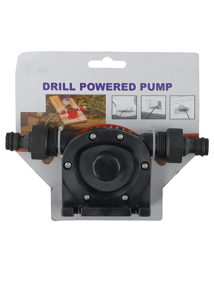 180mm 7.09 In Electric Drill Pump Syphon Attachment Pond Pump Large Flow Capacity Metal And Plastic Construction