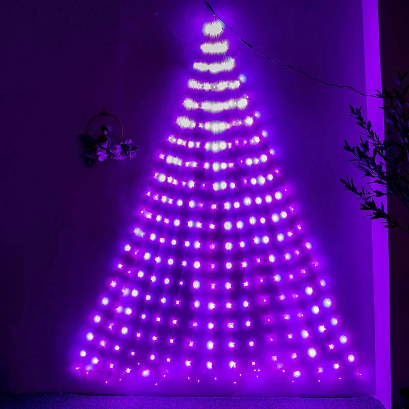 600LED Branch Garland Lighting Christmas Fairy Lights String Tree Holiday Ornaments Party Room Decorations for Halloween 2024