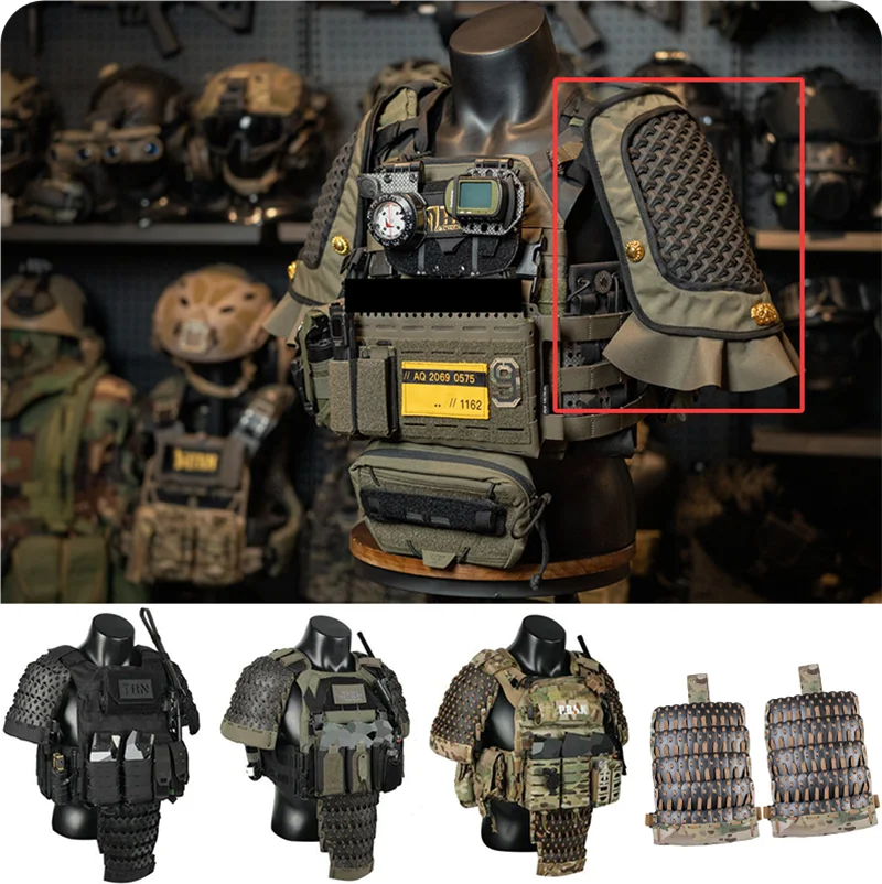 Armadura táctica ligera con protección de brazos y entrepierna - imagen 4