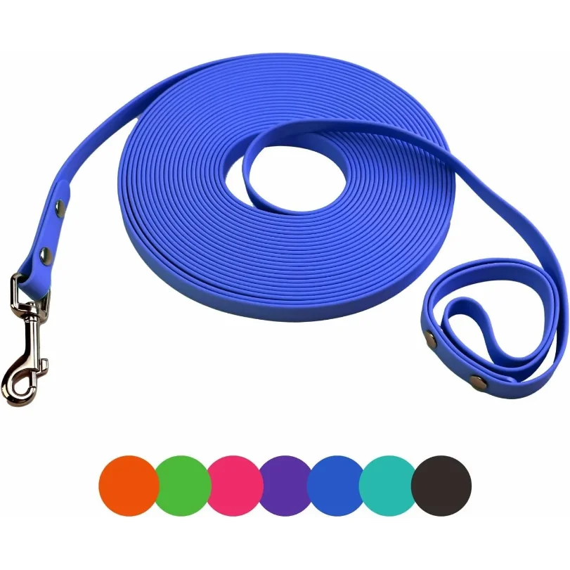 

Waterproof Dog Leash Long Pvc Pet Leashes Easy To Clean Rope for Small Medium Large Big Dogs Walking Traning Lead 3m 5m10m 15m