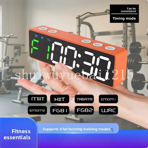 Fitness Boxing Electronic LED Timer Crossfit Chronograph Clock Competition Training Cycle