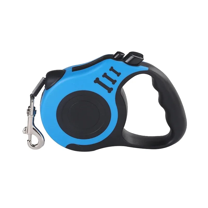 Retractable Dog Leash 360° Anti-Tangle Harness Leash with Non-Slip Handle, Extendable Nylon Leash, Adjustable Dog Leash 15-20KG