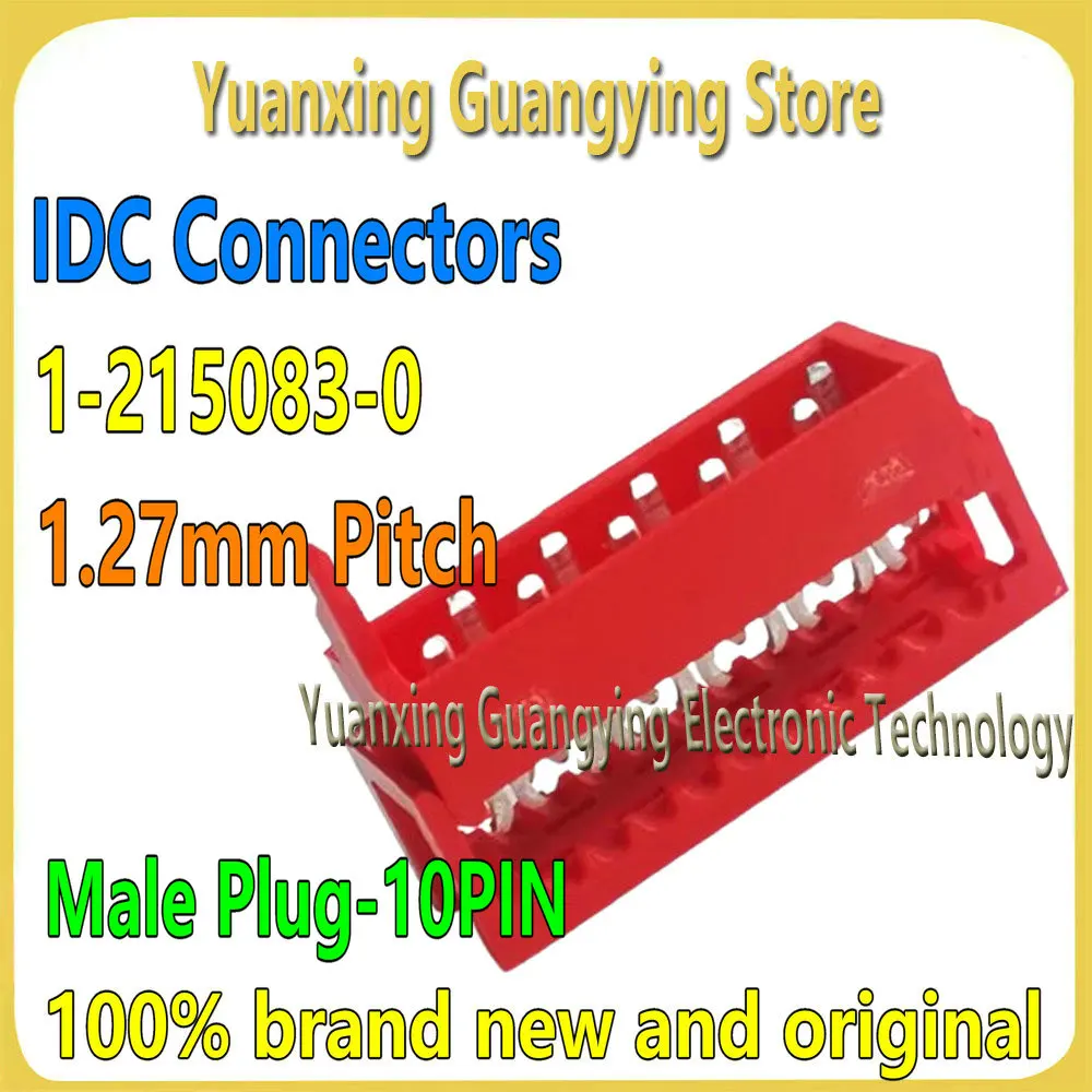 (5 pieces) 2-215083-0 22150830 IDC 2.54mm Pitch 20PIN Red Male Connector-Housing 100% Brand New and Original