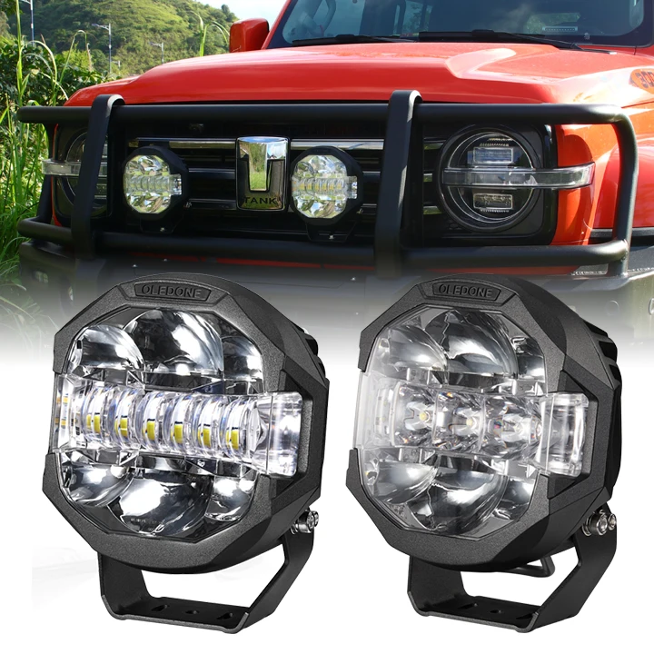 

Oledone NEW Emark 7 Inch Round Led Off Road Light Coledone 120w 100w Truck Lighting Systems Truck Accessories