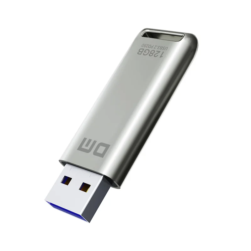 DM PD290 SuperSpeed USB3.2 Flash Drive - Shockproof Metal + PC Shell, Cross-Platform (Win/Mac/Linux)