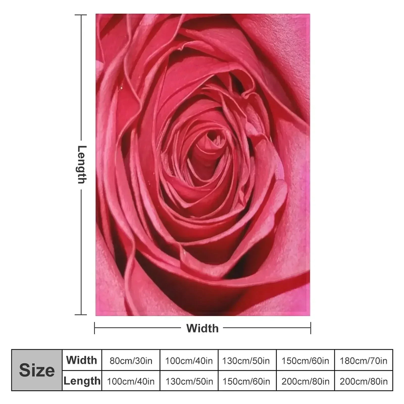 Red Rose DreamscapesbyTeresa Throw Blanket Beautifuls Summer Beddings Luxury Thicken Luxury Brand Blankets