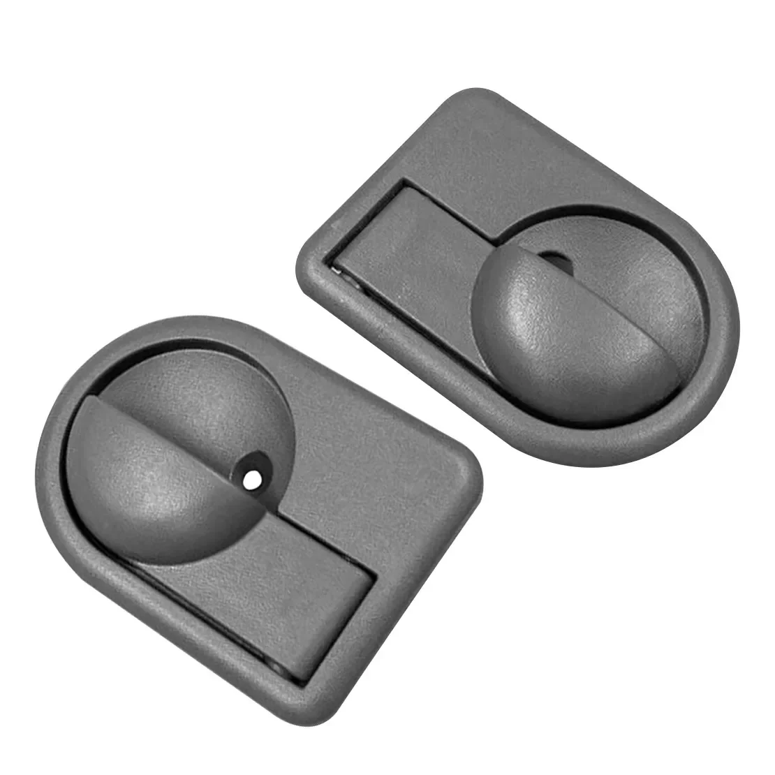 2Pcs Grey Inner Door Handle Left & Right Side Set for Daewoo Tico KLY3 1991 1992 1993 1994 1995-2000 Interior Door Pull Handles