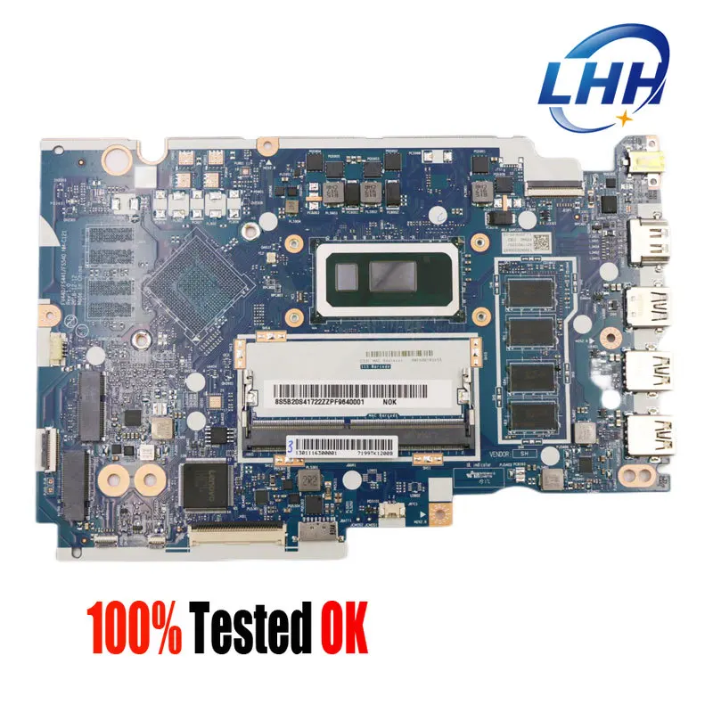 NM-C121 Mainboard for Lenovo Ideapad S145-15IWL V15-IWL Laptop Motherboard with CPU I5-8265U CPU 4GB RAM DDR4 100% Work