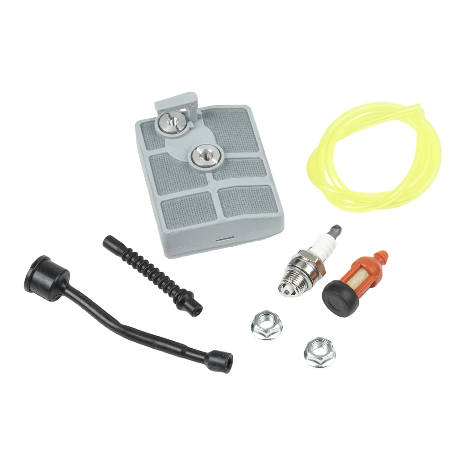 Enhanced Chainsaw Performance Air Filter Kit Multicolor Chainsaw Tune-up Kit Fuel Pipe Joint Fuel Pipe Bar Nuts